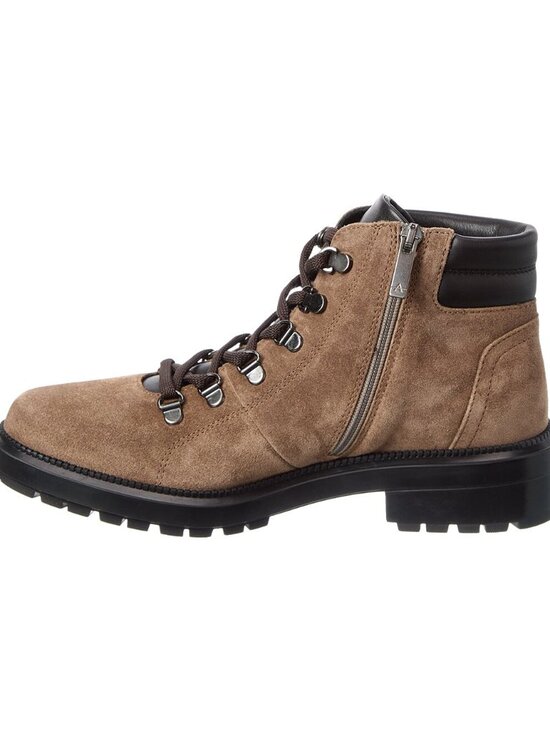 AQUATALIA LIVIANA HIKER/COMBAT BOOTS IN TAUPE | Mercari NEW Aquatalia Liviana Waterproof Suede Bootie in Taupe/Black